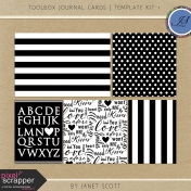 Toolbox Journal Cards- Template Kit 1
