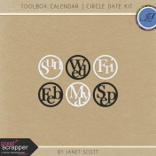 Toolbox Calendar- Circle Date Kit