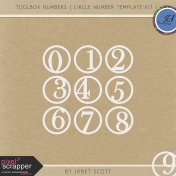 Toolbox Numbers- Circle Number Template Kit 1