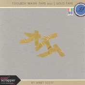 Toolbox Washi Tape 002- Gold Tape Kit