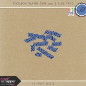 Toolbox Washi Tape 003- Blue Tape