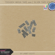 Toolbox Washi Tape 004- Silver Tape Kit