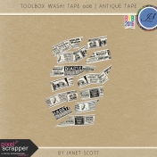 Toolbox Washi Tape 006- Antique Tape Kit