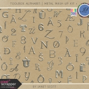 Toolbox Alphabet- Metal Mash Up Kit 1