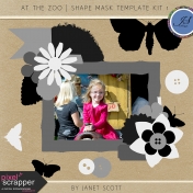 At The Zoo- Shape Mask Template Kit 1