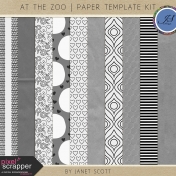 At The Zoo- Overlay Template Kit