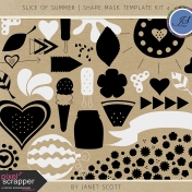 Slice of Summer- Shape Mask Template Kit 4