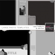 Large Photo Layout- Template Kit