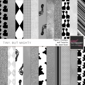Tiny, But Mighty- Paper, Texture, and Overlay Templates Kit