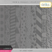 Snow & Snuggles- Vellum Paper Kit