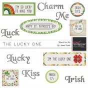 The Lucky One- Word Art Kit