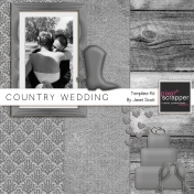 Country Wedding- Templates Kit