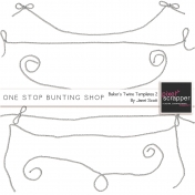 One Stop Bunting Shop- Baker's Twine String Template Kit 2