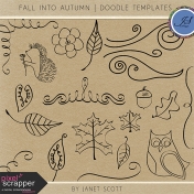 Fall Into Autumn- Doodle Template Kit