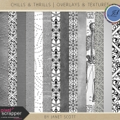 Chills & Thrills- Overlay and Texture Template Kit