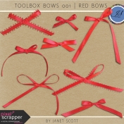 Toolbox Bows 001- Red Bows