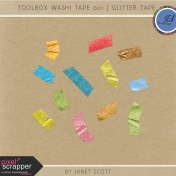 Toolbox Washi Tape 001- Glitter Tape Kit