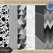Reflections of Strength- Paper Template Kit