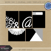 Work Day- Journal Card Template Kit