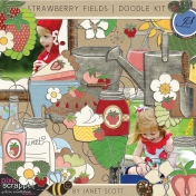 Strawberry Fields- Doodle Kit