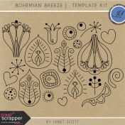 Bohemian Breeze- Template Kit