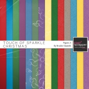 Touch of Sparkle Christmas Papers 3 Kit