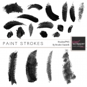 Paint Stroke Brushes Kit 001-020