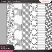 Spring Paper Templates