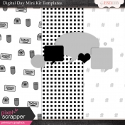 Digital Day Mini Kit Templates