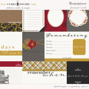 Reminisce Journal Cards Kit