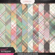 Garden Tales Plaid Papers