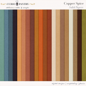 Copper Spice Solid Papers