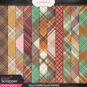 Fall Flurry Plaid Papers