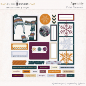 Apricity Print: Elements