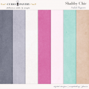 Shabby Chic Solid Papers