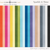 Sparkle and Shine Solid Papers