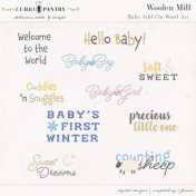 Woolen Mill Baby Add-on Word Art