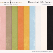 Homestead Life: Spring Solid Papers