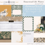 Homestead Life: Winter Journal Cards