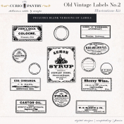 Old Vintage Labels No. 2