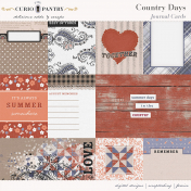 Country Days Journal Cards