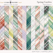 Spring Garden Plaid Papers