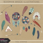 Bohemian Breeze Illustrations Kit