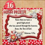 December Daily Faith Dex Card Titles Of Christ: High Priest