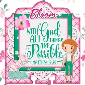 Memory Dex Card: With God All Things Are Possible 