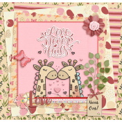 Love Never Fails Bible Journal Page