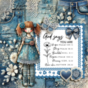 Bible Journaling: God says you are...