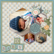 Occasions Templates #2 BuzzBe Scraps & Precious Baby Boy-Let Me Scrapbook 