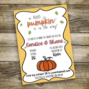 pumpkin on the way (invitation)