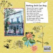 June Recipe 2: Nothing Gold Can Stay